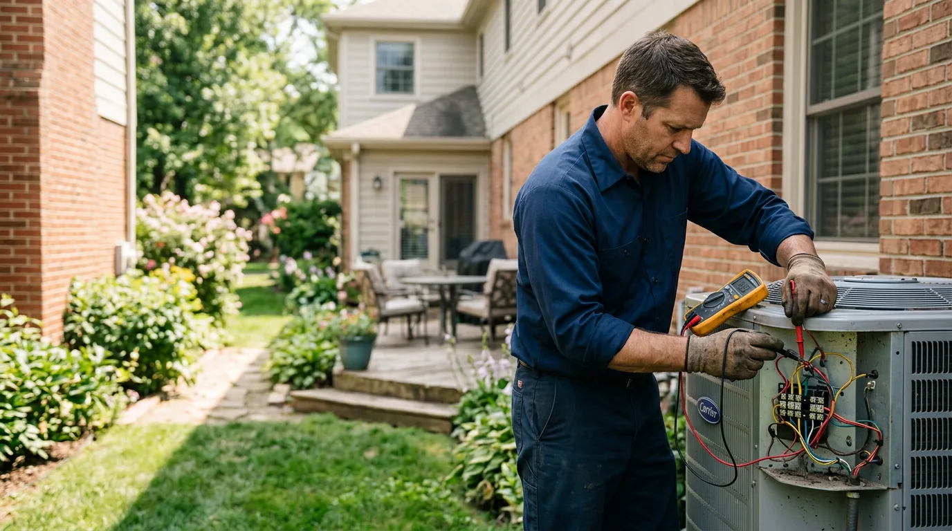 HVAC technician working near Sturgeon, PA